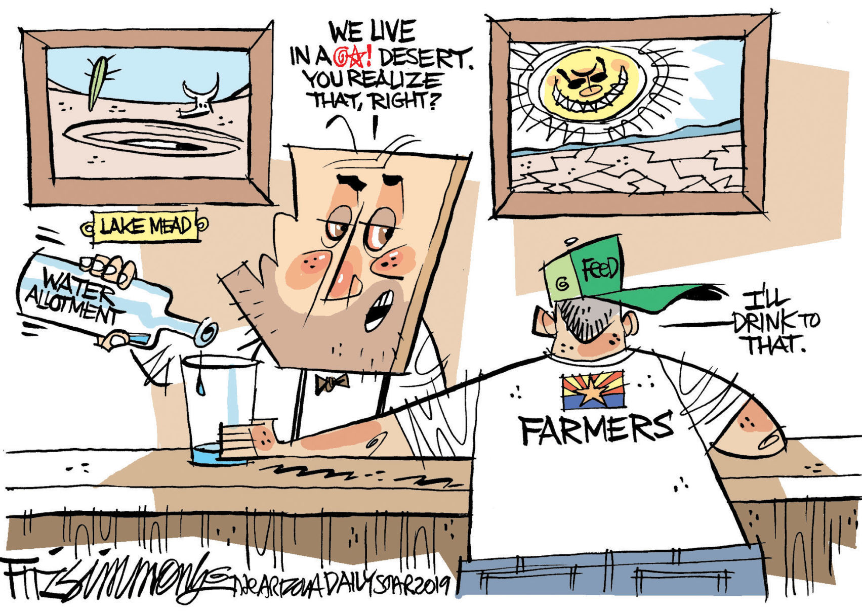 Daily Fitz Cartoon: Water